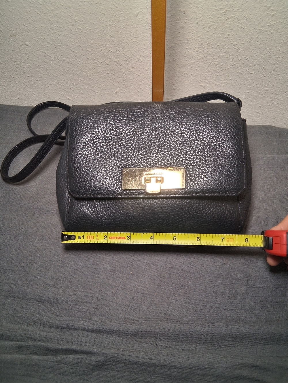 Michael Kors Small Callie Black Crossbody With Adjustable Strap - Picture 10 of 10